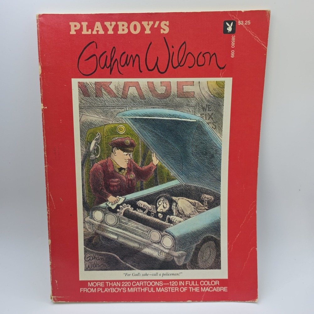 Playboy's Gahan Wilson Cartoon Book 1980 First Edition 220+ Cartoons  Humor